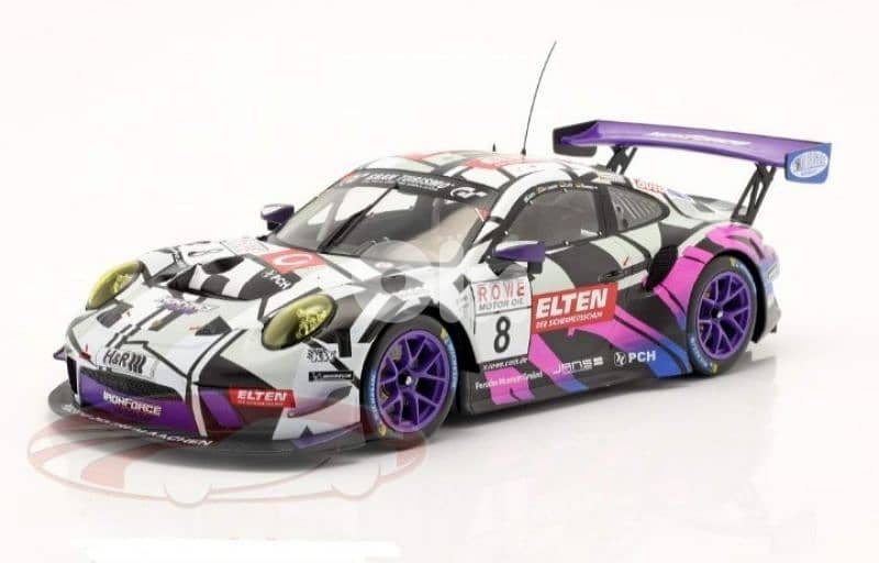 Porsche GT3 R diecast car model 1;18. 0