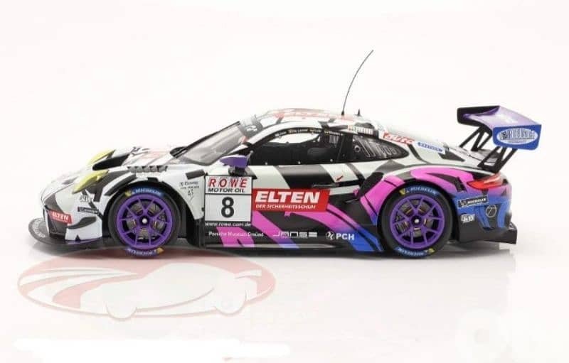 Porsche GT3 R diecast car model 1;18. 1