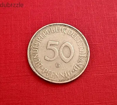1975 Germany Bundes Republic Deutschland 50 Pfennig
