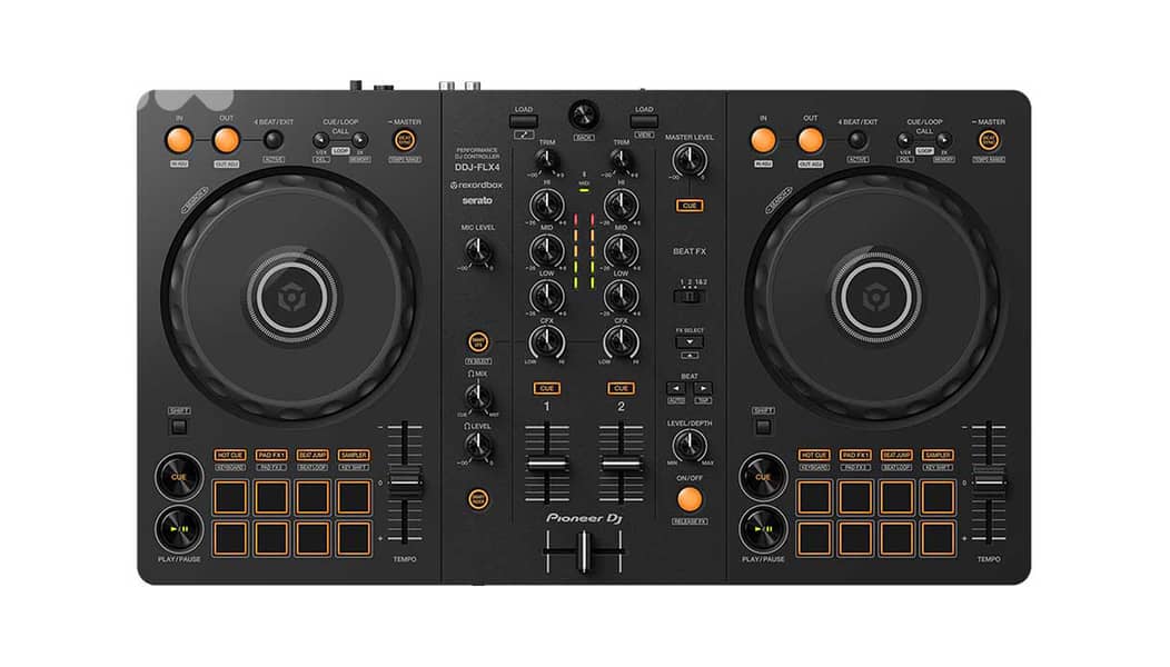 Pioneer DDJ-FLX4 DJ Set Controller For Serato & Rekordbox 1