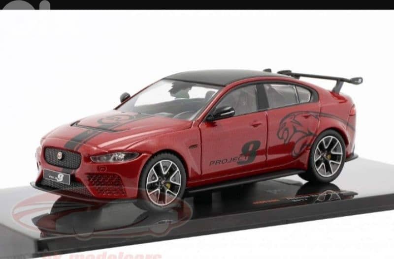 Jaguar XE SV Project 8 (2017) diecast car model 1;43. 1