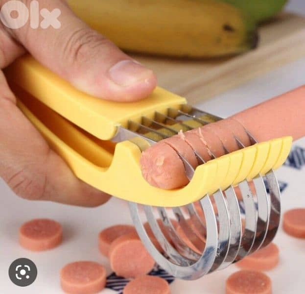 fast banana hot dog and vegetables slicer 2