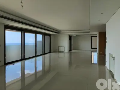 Ain El Mraiseh 1st Row + Sea View, GYM&POOL (580Sq) 24/7 ELEC (JN-569)
