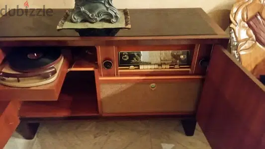 antique telefunken germany radio tourn disc