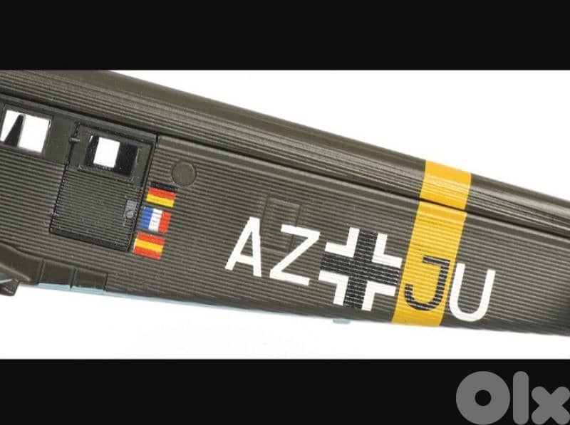 Junkers JU52/3M diecast model plane 1/72. 6