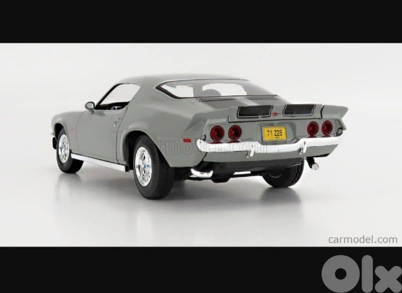Chevrolet Camaro Z28 ('71) diecast car model 1;18. 2