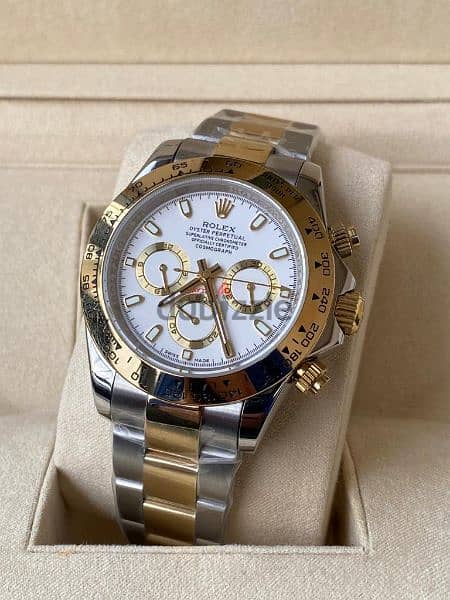 Rolex Daytona two tone white dial 1