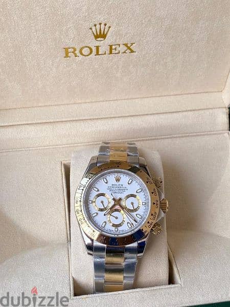 Rolex Daytona two tone white dial 3