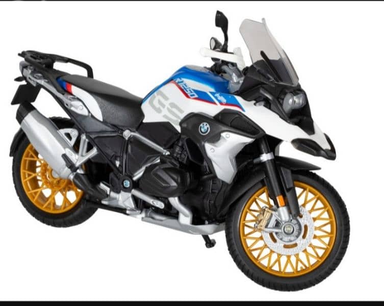 BMW R1250GS diecast motorcycle model 1:12. 2
