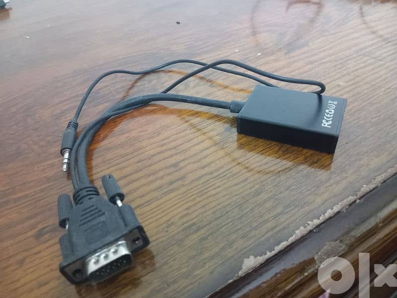 VGA to HDMI- Converter Cable Female VGA Male to HDMI- Adapter 1