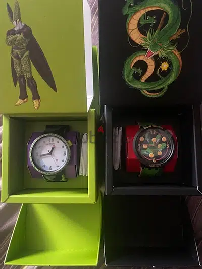 dragon ball x swatch watch
