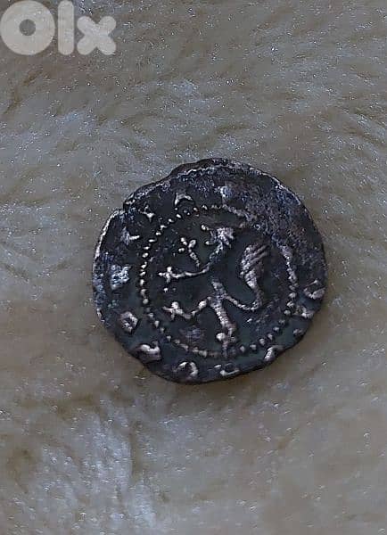 Cursader knight  Templar coin of Kingdom of Jerusalem year 1192 1