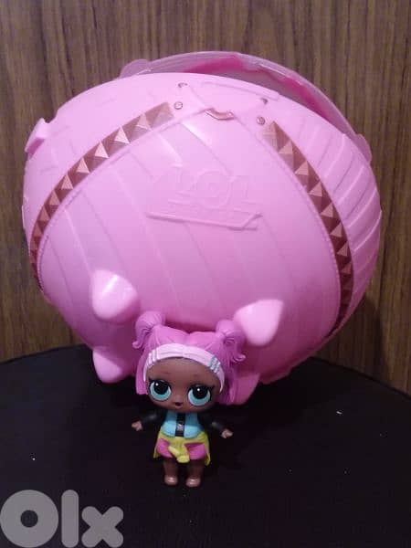 LOL original weared MGA still good doll +Her Big Egg box, both=14$ 1
