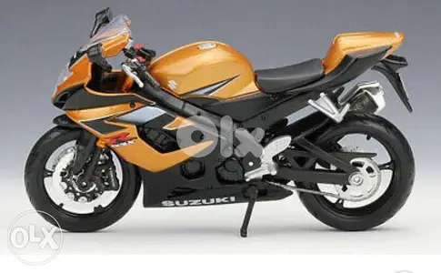 Suzuki GSX-R1000 diecast motorcycle model 1:12.