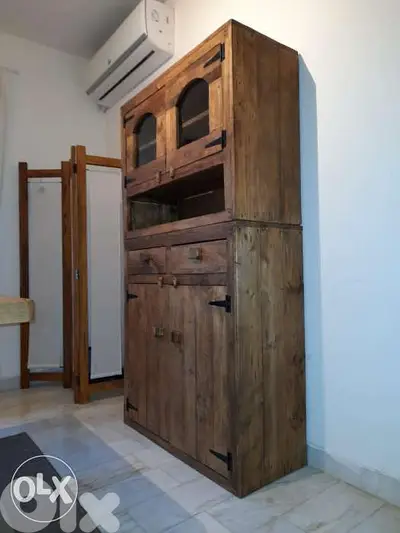 Dining room handmade closet خزانة سفرة خشب شغل يدوي