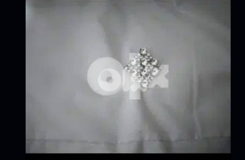 square shape all crystall brooch 3
