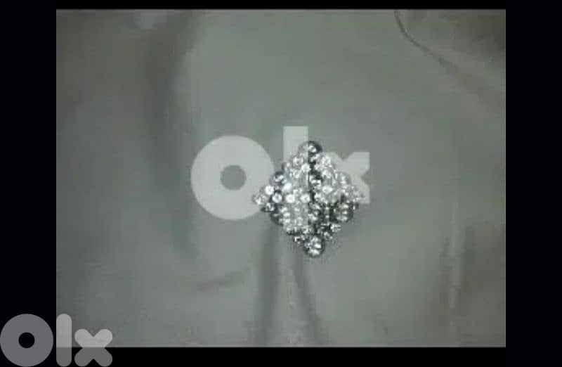 square shape all crystall brooch 5