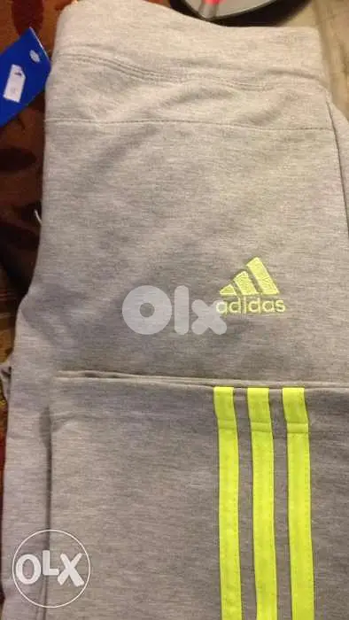 Adidas pant with Fluo strips