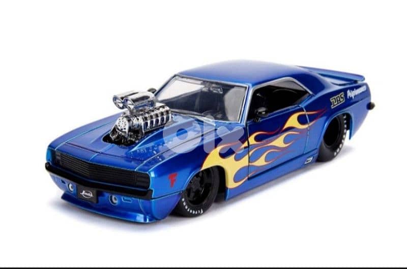 '69 Custom Camaro diecast car model 1:24. 0