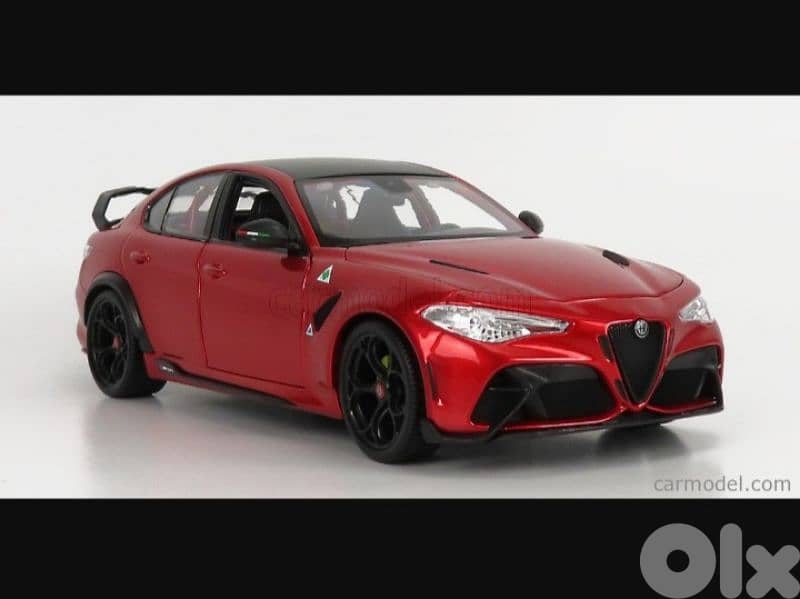 Alfa Romeo Giulia GTAm diecast car model 1;18. 3