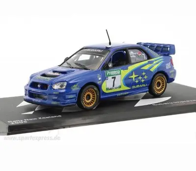Subaru Impreza WRC (Rally New Zealand '03) diecast car model 1;43.