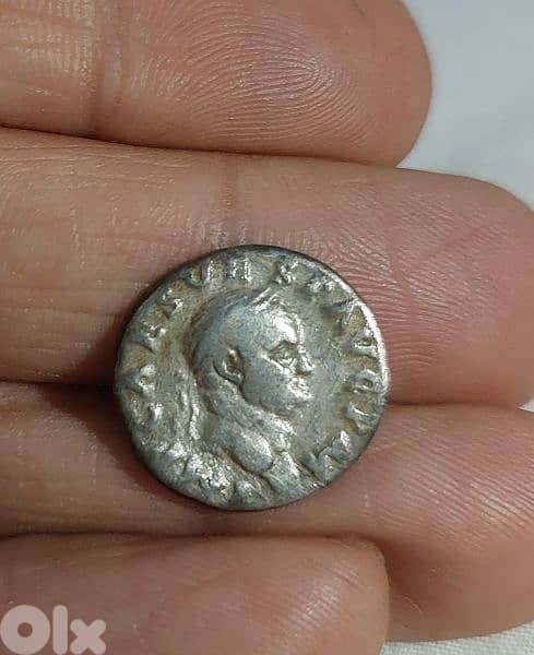 Vespesian Roman Emperor silver Denerius  coin year 70 AD 0