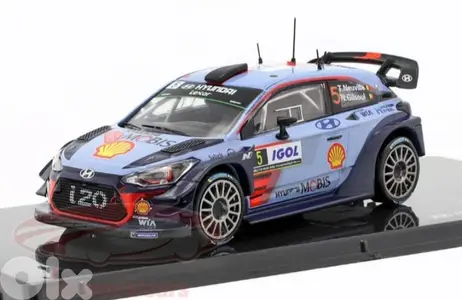 Hyundai I20 (Rally De Corse '17) diecast car model 1;43.