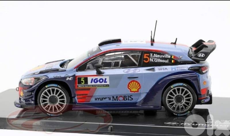 Hyundai I20 (Rally De Corse '17) diecast car model 1;43. 1