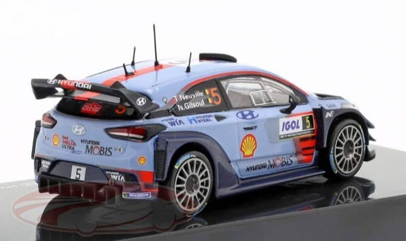 Hyundai I20 (Rally De Corse '17) diecast car model 1;43. 2