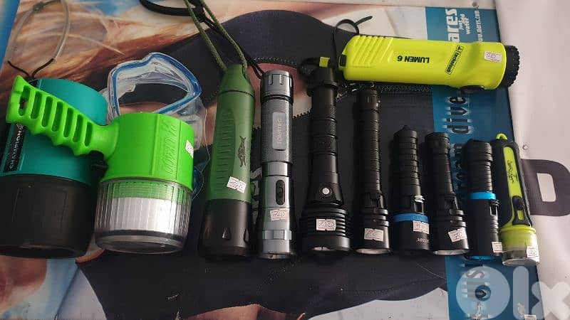diving torch 40 $ 0