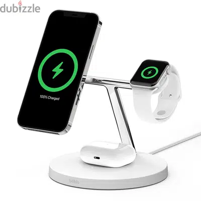 belkin BoostCharge Pro3-in-1 Wireless Charger with MagSafe 15W