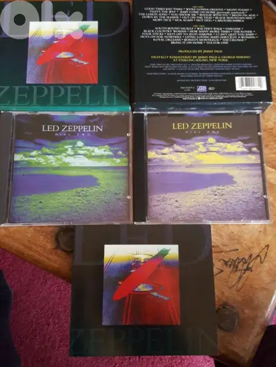 Led Zeppelin boxed set 2 new open box 2 cds+book
