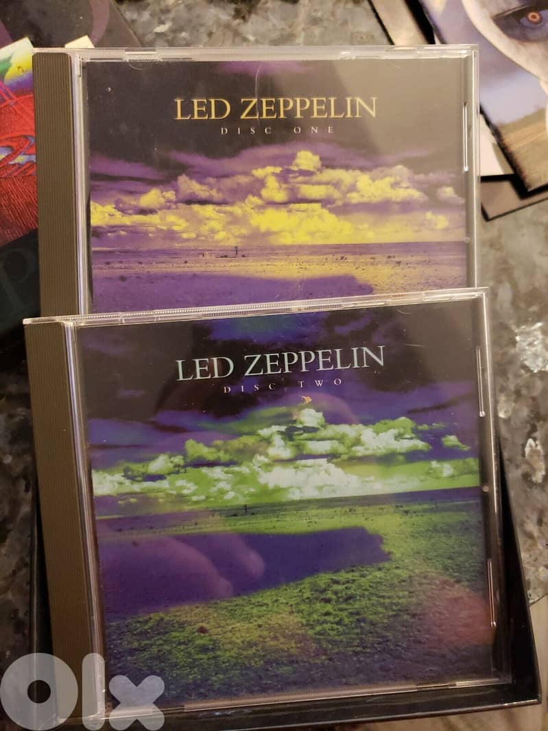 Led Zeppelin boxed set 2 new open box 2 cds+book 1