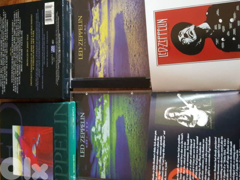 Led Zeppelin boxed set 2 new open box 2 cds+book 3
