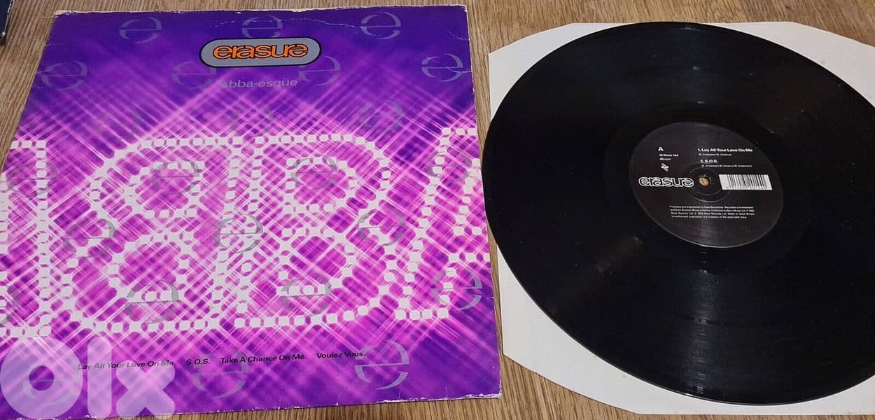 Erasure "Abba-esque" vinyl 12" 0