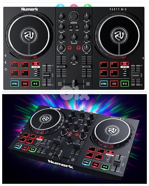 numark party mix 2 dj controller new in box 0