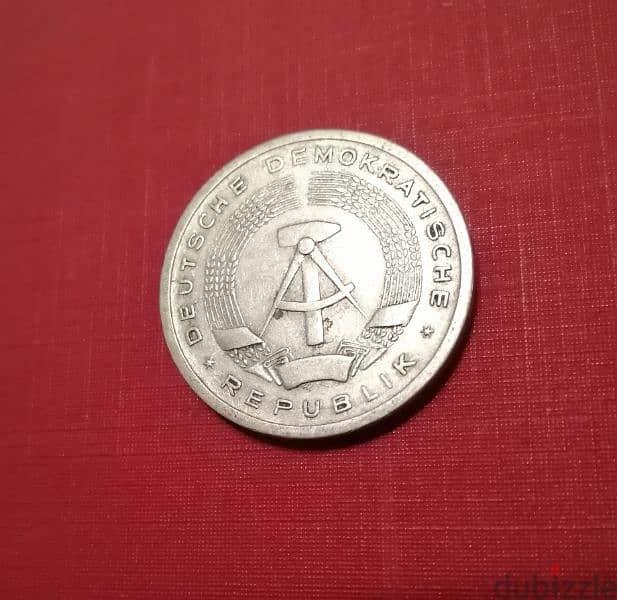 DDR 1956 East Germany 1 Mark 0