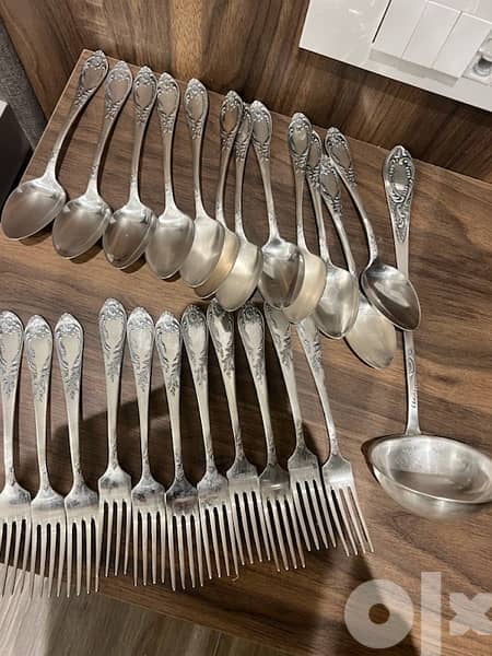 Russian silverware - 60 pieces for 100$ 0