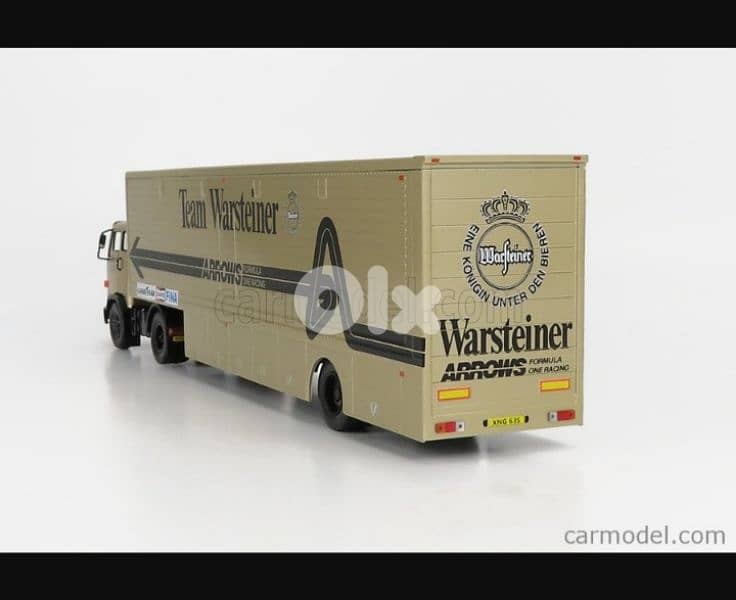 Volvo F89 Transporter (Team Arrows) diecast car model 1;43. 2