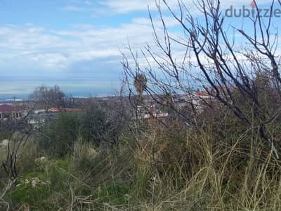 980 Sqm | Land for Sale in Mechref | Panoramic Sea View