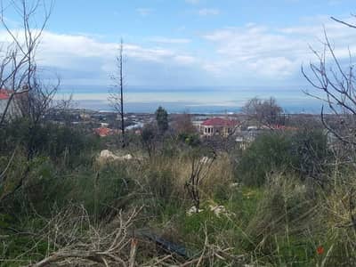 980 Sqm | Land for Sale in Mechref | Panoramic Sea View