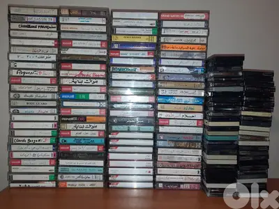 150 Cassettes arabic and french varieties.