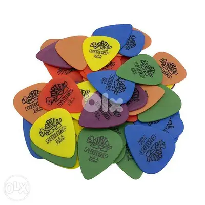 Brand New 4Pcs Colored Dunlop Guitar Pick