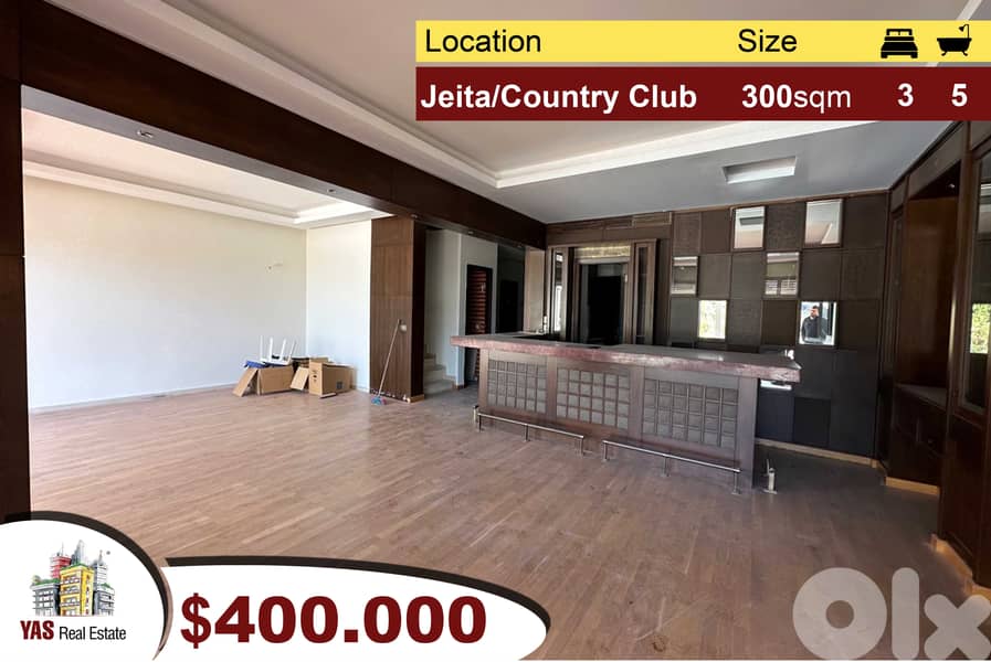Jeita Country Club | 300m2 Chalet | ULTRA UPGRADED | View | Catch | 0