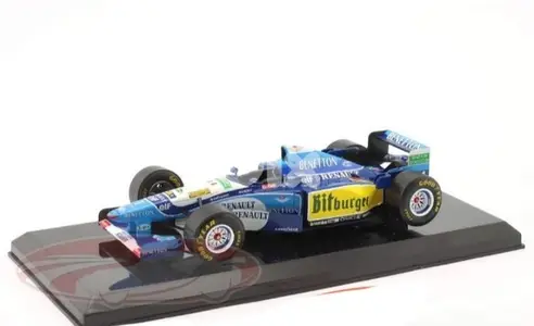 Michael Schumacher B195 F1 diecast car model 1:24