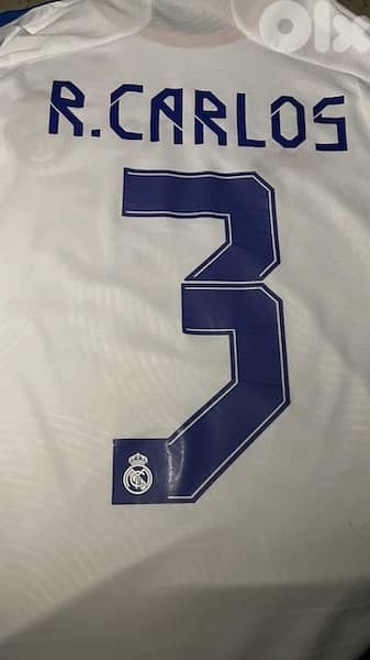 Roberto carlos legend real madrid 2021 home kit limited edition 3