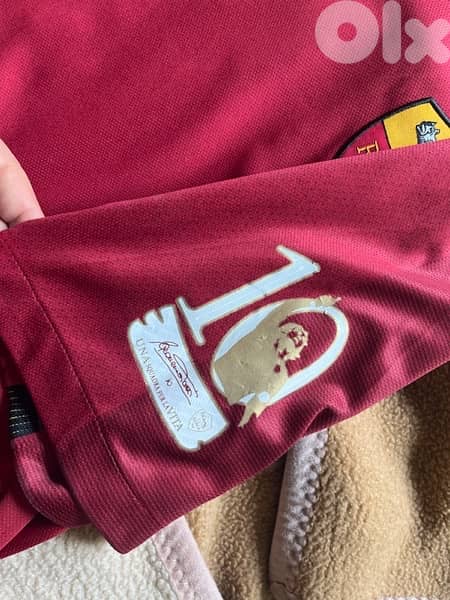 Retirement of TOTTI  with signature special edition roma nike kit 3