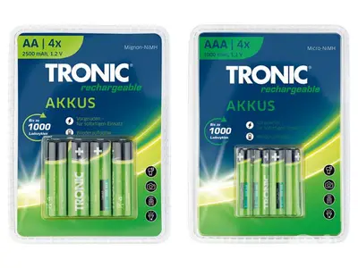 new rechargeable batteries