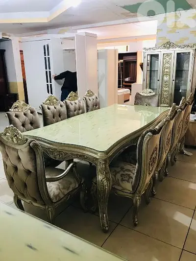 أوضة سفرة خشب زان حفر