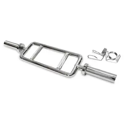 Olympic curl bar with collars